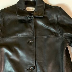 Women’s Jones New York Leather Jacket.